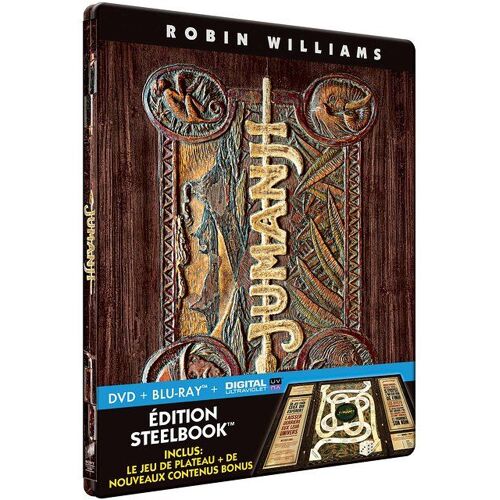 Jumanji - Steelbook® - Blu-Ray + Dvd + Digital Ultraviolet + Jeu De Plateau