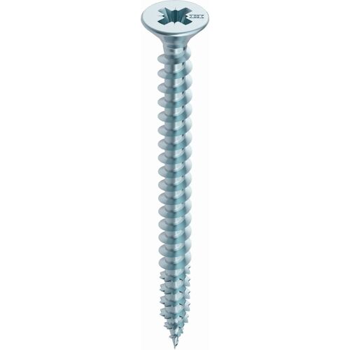 Boite 500 Vis HECO Fix-Plus filetage total - Zingué argent tête fraisée PZ - Ø3x40 - 16906