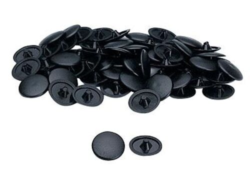 Sachet 500 Cache-vis T-DRIVE et H-DRIVE pour vis Torx 25 HECO-SCHRAUBEN - Ø 15 mm - Blanc 9010 - 19939