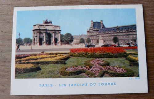 Calendrier De Poche Année 1962 : Paris - Les Jardins Du Louvre - Publicitaire Maison Marien Courbevoie