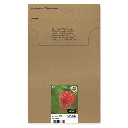 Epson Multipack 29 EasyMail - Pack de 4 - noir, jaune, cyan, magenta - original - blister - cartouche d'encre - pour Expression Home XP-245, 247, 255, 257, 332, 342, 345, 352, 355, 435, 442, 445...