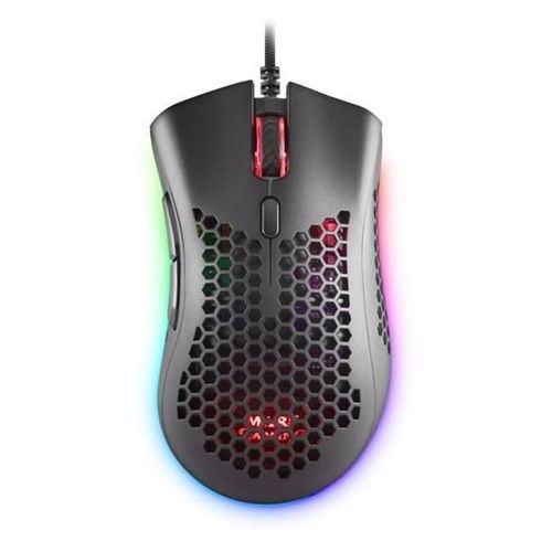 MARS GAMING MMEX - Souris - gaming premium - pour droitiers - optique - 7 boutons - filaire - USB - noir