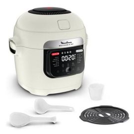 Moulinex Multicook & Fry MZ7301F0 - Friteuse à air chaud/multi-cuiseur - 6 litres - 1.2 kWatt - beige rise