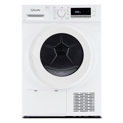 Sèche-linge Vedette SFV384H - 59.5x60x84.5 cm (lxpxh) - chargement frontal - blanc