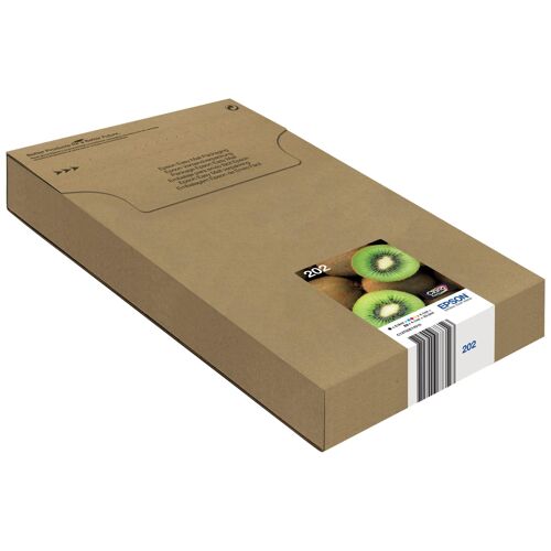 Epson 202 Multipack Easy Mail Packaging - Pack de 5 - 23.3 ml - noir, jaune, cyan, magenta, photo noire - original - boîte - cartouche d'encre - pour Expression Premium XP-6000, XP-6005