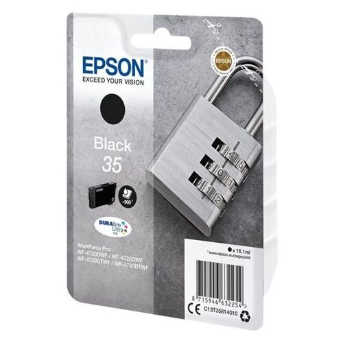 Epson 35 - 16.1 ml - noir - original - blister - cartouche d'encre - pour WorkForce Pro WF-4720, WF-4720DWF, WF-4725DWF, WF-4730, WF-4730DTWF, WF-4740, WF-4740DTWF