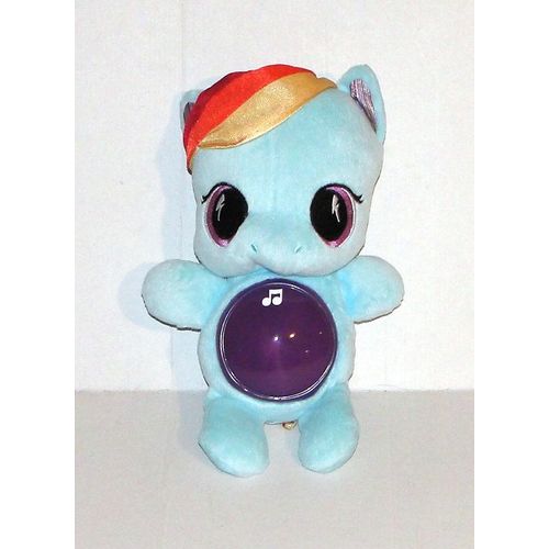 Veilleuse Musicale My Little Pony Doudou Peluche Lumineuse Et Sonore Hasbro Playskool 24cm