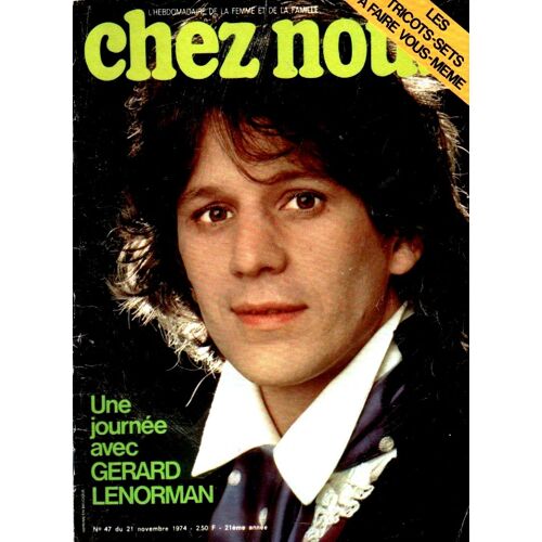 Chez Nous 47 1974 Gerard Lenorman/Vartan Hallyday/Nicole Courcel/Claude Francois/Le Forestier
