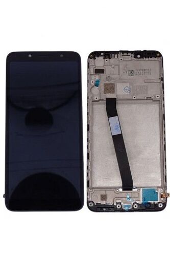 Ecran Xiaomi Redmi 7a Noir Avec Châssis