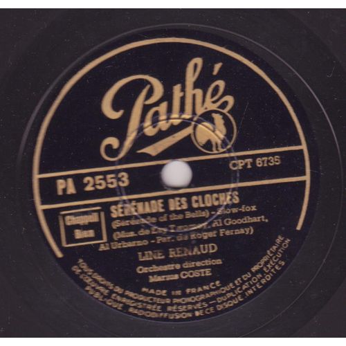 25 Cm 78 Trs Sérénade Des Cloches / Danse Ballerine, Danse