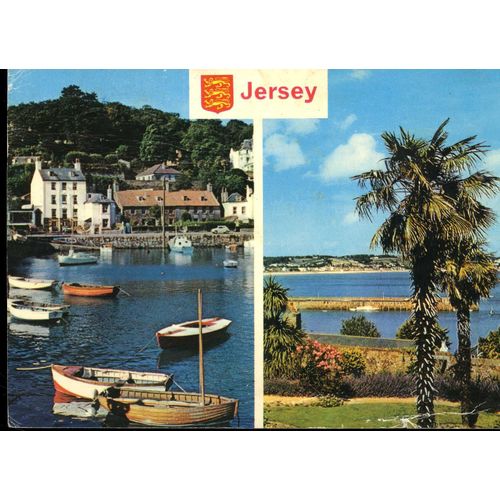 Carte Postale De St. Aubin Harbour (Jersey) 2 Vues