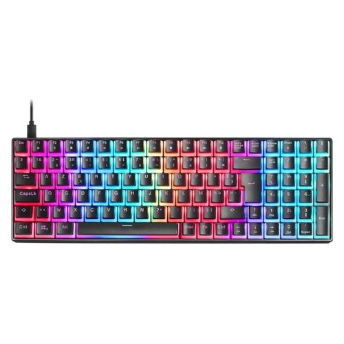 MARS GAMING MKULTRA - Clavier - 96% - compact - backlit - USB - QWERTY - English/Spanish - commutateur : interrupteur bleu - noir
