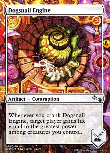 Dogsnail Engine - Mtg - Unstable Vo - U - 178/216