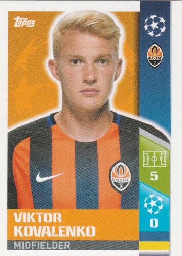 N°337 - Stickers Image Topps Champions League 2017 / 2018 - Viktor Kovalenko - Shakhtar Donetsk