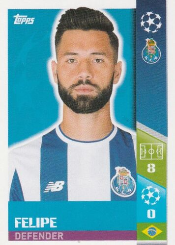 N°314 - Stickers Image Topps Champions League 2017 / 2018 - Felipe - Porto