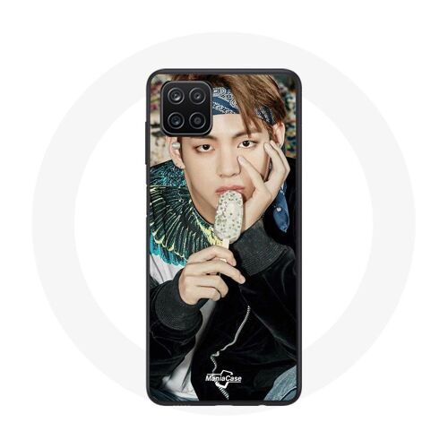 Coque Pour Samsung Galaxy A12 Bts V Kim Taehyung Teaser Not Today