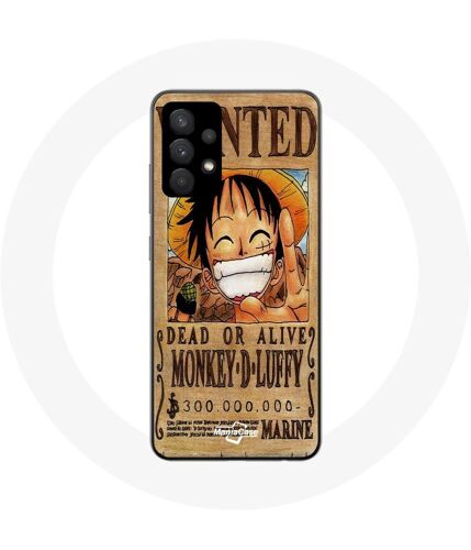 Coque Pour Samsung Galaxy A32 One Piece Wanted Luffy