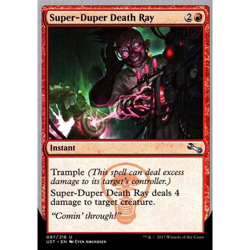 Super- Duper Death Ray - Mtg - Unstable Vo - U - 97/216