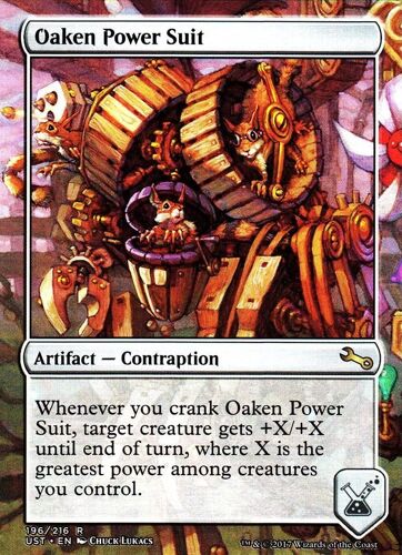 Oaken Power Suit - Mtg - Unstable Vo - R - 196/216