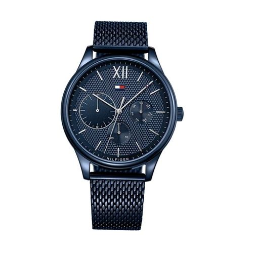 Tommy Hilfiger Montre Bleu Multi-Cadrans Hommes Damon 1791421