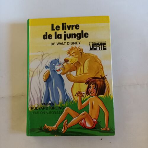 Le Livre De La Jungle Walt Disney Bibliothèque Verte 1979