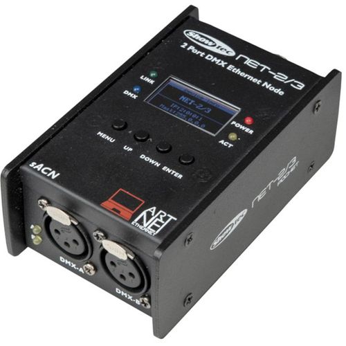 Showtec NET-2/3 Pocket noeud Artnet à 2 canaux