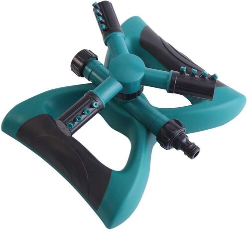 Arroseur de Jardin Embouts pelouse arroseurs Rotatif à 360 ° pulvérisateur Automatique à 3 Bras système d'irrigation d’arrosage