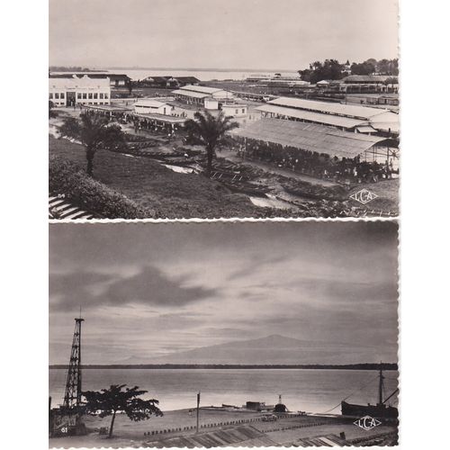 Lot De 2 Cartes Postales Du Cameroun / Douala