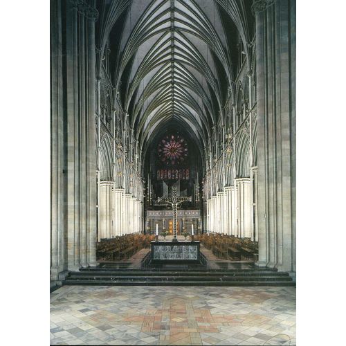 Carte Postale De Trondheim (Norvège) Cathédrale Nidaros, La Nef