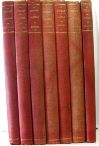 Le Miroir -Guerre De 1914 À 1917 Revues Compilées Dans 7 Volumes (Du N°37 9 Août 1914 Au N°214 30 Décembre 1917)