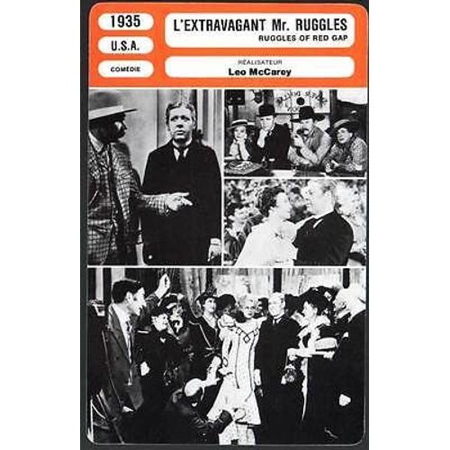 Fiche Monsieur Cinema L'extravagant Mr. Ruggles