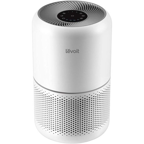 LEVOIT Purificateur d'Air Masion avec HEPA H13, CADR 187m³/h, 360° Purifier, 24dB Mode Veille, 100%Sans Ozone, avec 3 Vitesses, Minuterie, Capturer 99,97% de Fumée Pollen Poussière Core 300