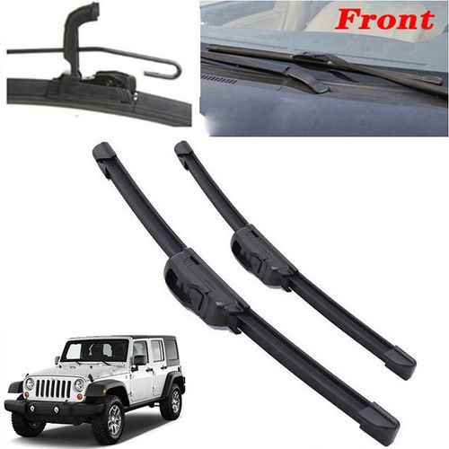Essuie-Glace Avant De Voiture Pour Jeep Wrangler Jk 2007 ? 2017, Lames D'essuie-Glace Avant Pour Voiture