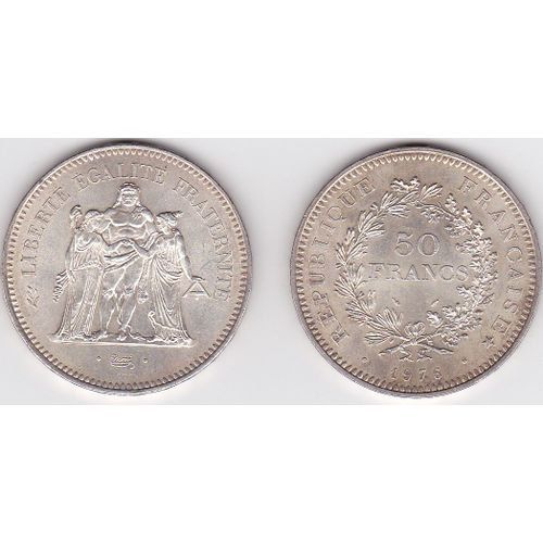 Deux Pièces De 50 Francs 1976