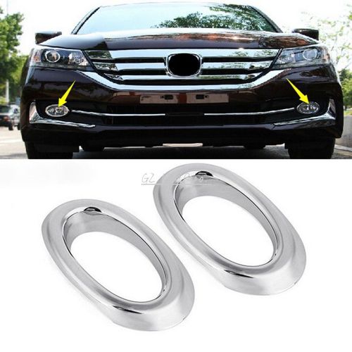 Couvercle De Phare Antibrouillard Avant Chromé, 2 Pièces, Garniture Pour Honda Accord 9th 2014 2015, Livraison Gratuite