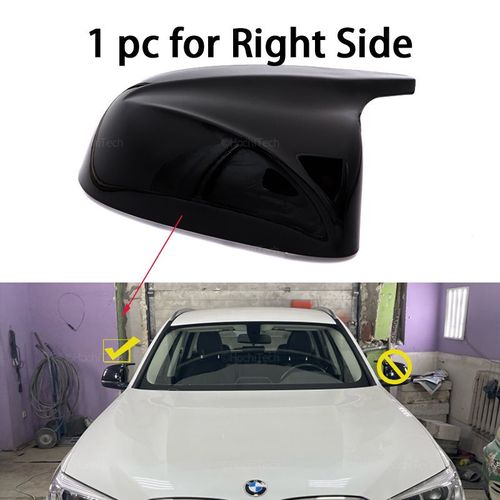 Coque De Rétroviseur Latéral En Fibre De Carbone Blanc Pour Bmw Bery G01, Tage, G02, X5, G05, X7, G07, X6, G06, 2018-2023, 2x
