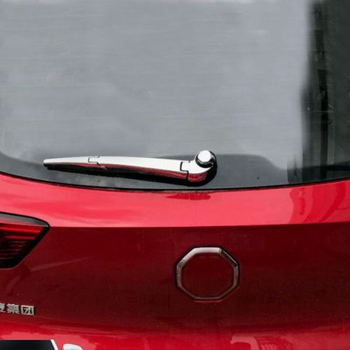 Bras D'essuie-Glace De Fenêtre Arrière Chromé Pour Mg Zs 2017 2018 2019 Abs, Garniture De Lame, Buse De Superposition, Moulage De Garniture 3 Pièces