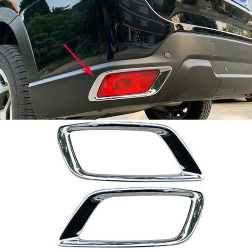 Détecteur De Carrosserie De Voiture Pour Subaru Forester Sk 2019, Abs Chromé, Garniture Arrière, Couvercle De Phare Antibrouillard Arrière, Cadre De Lampe