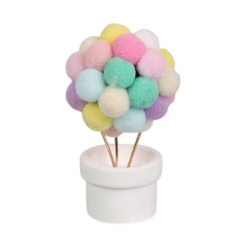 Ballon Doux Coloré Décoration De Voiture, Accessoires De Voiture, Instrument De Décoration Automobile, Mini Tableau De Bord Pour Filles