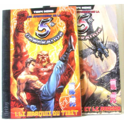 Les Aventuriers De La 5eme Génération, Tome Premier: Le Marquis Du Tibet + Tome Deuxième: Le Tigre Et Le Dragon