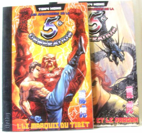 Les Aventuriers De La 5eme Génération, Tome Premier: Le Marquis Du Tibet + Tome Deuxième: Le Tigre Et Le Dragon