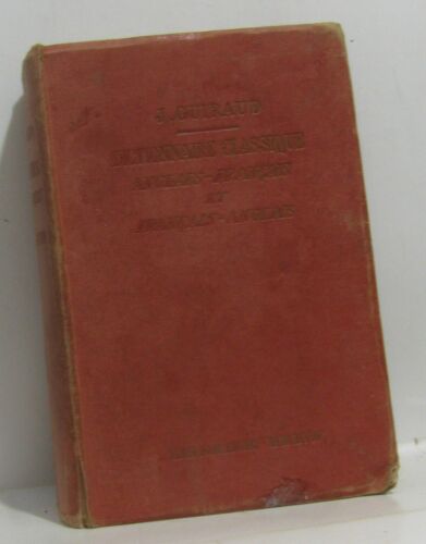 Dictionnaire Classique Anglais-Français Et Français-Anglais