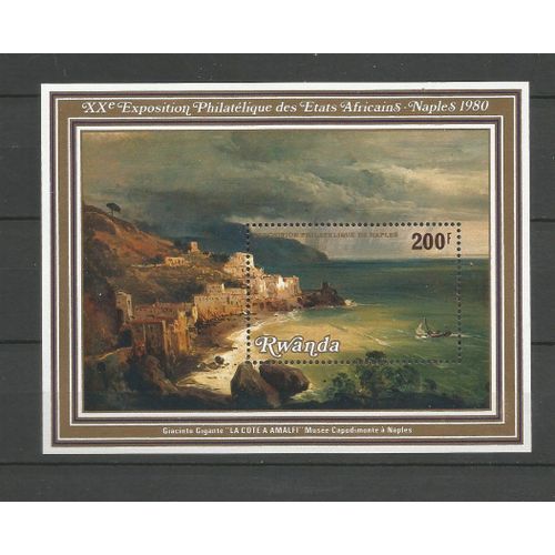 Timbre Bloc Feuillet Neuf** Rwanda 1980