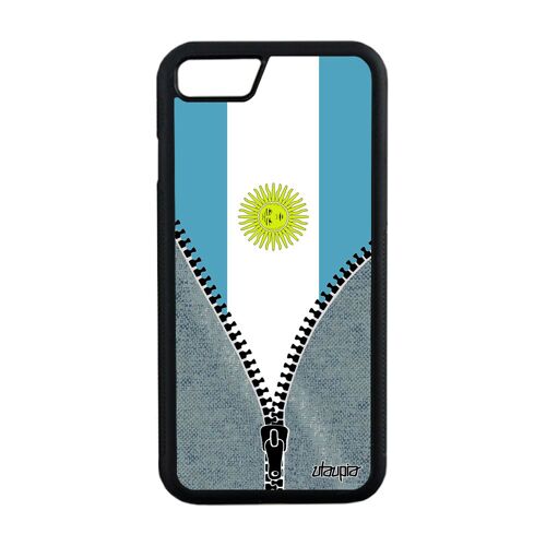 Coque Drapeau Argentine Argentin Silicone Pour Iphone 7 Etui Rugby Foot De Iphone 7