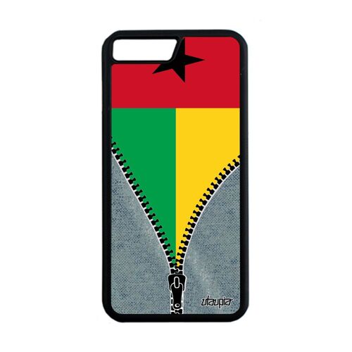 Coque Silicone Iphone 7 Plus Drapeau Guinee Bissau Guineen Coupe Du Monde Iphone 7 Plus