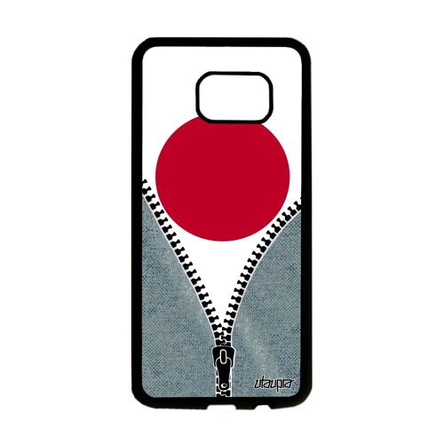 Coque Silicone Samsung S7 Edge Drapeau Japon Japonais Telephone Gel Case Samsung Galaxy S7 Edge