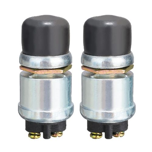 Lot De 2 Boutons Poussoirs De Démarrage Pour Voiture, Bateau, Vélo, Klaxon, Démarreur, Interrupteurs Étanches, 50a 12v Mayitr