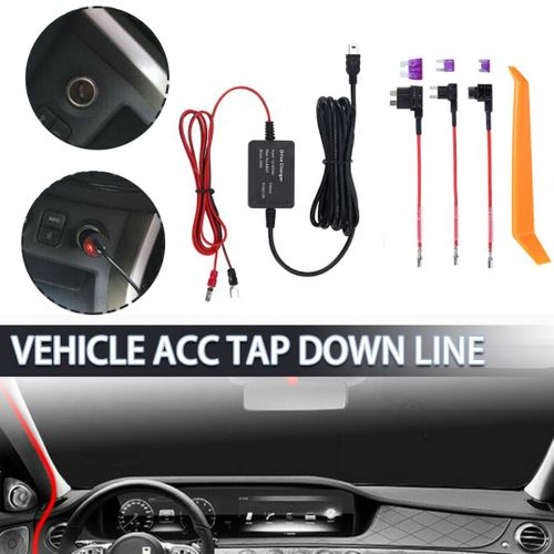 Kit Universel De Câblage Pour Caméra De Tableau De Bord 5v 2a, Kits De Câbles Durs Durables Pour Voiture, Boîtier Dvr, Adaptateurs Électroniques Pour Voitures, Accessoires