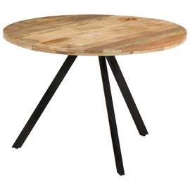 Vidaxl Table À Dîner 110x75 Cm Bois De Manguier Massif