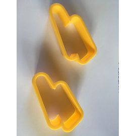 2 Emporte- Pièces En Forme D'éclair Pour Coup De Foudre ' Amour Fou -